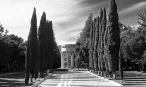 Pulgas Water Temple bw  